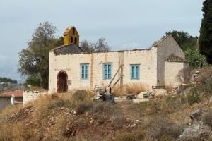 Σε εξέλιξη  οι εργασίες στον Ιερό Ναό Μεταμορφώσεως του Σωτήρος στα Καλά Πηγάδια Ύδρας