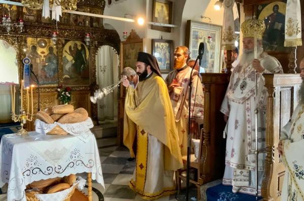 Ο Μητροπολίτης ΕΦΡΑΙΜ στην εορτάζουσα Ι. Μονή των Αγίων Αναργύρων Ερμιόνης