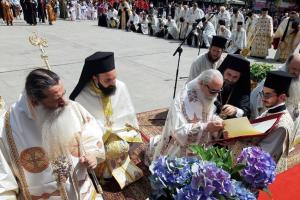 Στις λατρευτικές εκδηλώσεις του Πολιούχου της Καρδίτσας Αγίου Σεραφείμ, παρέστη ο Μητροπολίτης Ύδρας κ. ΕΦΡΑΙΜ