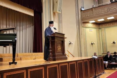 Από την εκδήλωση με κεντρικό ομιλητή τον Σεβασμιότατο Μητροπολίτη Κορέας και έξαρχο Ιαπωνίας κ. ΑΜΒΡΟΣΙΟ