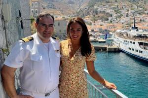 Από την επίσκεψη της Υφυπουργού Εργασίας και Κοινωνικών Υποθέσεων Δόμνας Μιχαηλίδου στην Ύδρα