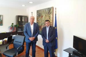Συνάντηση Γ. Κουκουδάκη με τον Γενικό Γραμματέα του Υπουργείου Εσωτερικών Μ. Σταυριανουδάκη