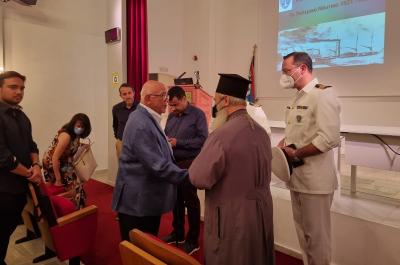 Από την ομιλία του Πλωτάρχη Π.Ν Παναγιώτη Γέροντα στον Καθεδρικό Ναό Ύδρας