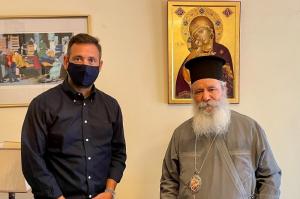 Από την επίσκεψη του Βουλευτή Γιάννη Μελά στην Ύδρα