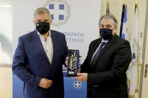 Συνάντηση του Περιφερειάρχη Αττικής Γ. Πατούλη με τον Πρόεδρο του Εμπορικού και Βιομηχανικού Επιμελητηρίου Πειραιά Β. Κορκίδη