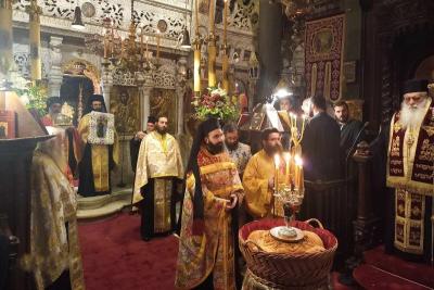 Από τον εορτασμό του Αγίου Κωνσταντίνου στον Ιερό Καθεδρικό Ναό Ύδρας