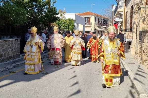 Εορτασμός Αγίου Νεκταρίου στην Αίγινα με πολυαρχιερατική Θ. Λειτουργία στον πανηγυρίζοντα Ναό