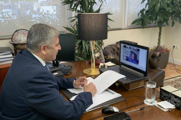 Έκτακτη σύσκεψη  μέσω τηλεδιάσκεψης συγκάλεσε σήμερα ο Περιφερειάρχης Γ. Πατούλης με τους Δημάρχους της Αττικής