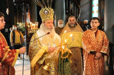 Για την εορτή του Αγίου ενδόξου Μάρτυρος Ακινδύνου ιερούργησε ο Ποιμενάρχης μας κ.κ. ΕΦΡΑΙΜ στον Καθεδρικό Ναό