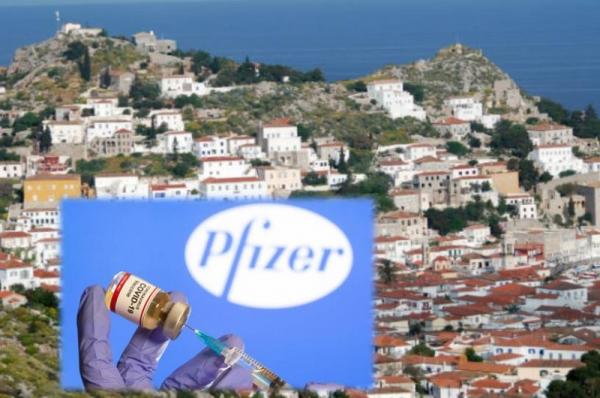 Έναρξη εμβολιασμού  στην Ύδρα για εφήβους 15 έως 17 ετών και ενήλικες με εμβόλιο της Pfizer BioNTech