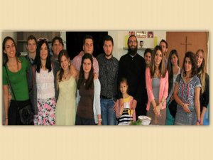 Ο Γιώργος Λαγκαδιανός κατηχητής στον Ναό Υπαπαντής στον Πειραιά