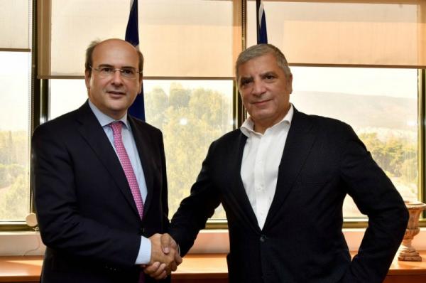 Συνάντηση του νέου Περιφερειάρχη Αττικής Γ. Πατούλη με τον Υπουργό Περιβάλλοντος Κ. Χατζηδάκη