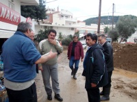 Επίσκεψη Αντιπεριφερειάρχη στον πληγέντα από τη θεομηνία Πόρο