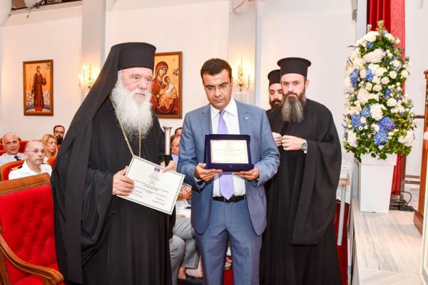 Επίτιμος Δημότης Ύδρας ανακηρύχθηκε ο Αρχιεπίσκοπος Αθηνών και πάσης Ελλάδος κ. Ιερώνυμος