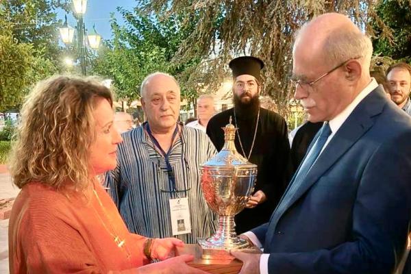 Η Πρόεδρος  του Φορέα Διαχείρισης του ΙΑΜΥ, Ντίνα Αδαμοπούλου, παρέστη στις εορταστικές εκδηλώσεις τιμής της Ναυμαχίας του Κατάκολου