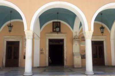 Ο εορτασμός  του Αγίου Ιερομάρτυρα Χαραλάμπους στον Ι. Καθεδρικό Ναό Ύδρας