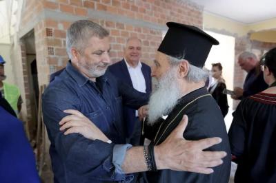 Ο Γ. Πατούλης στην Εκκλησιαστική Λεούσειο Στέγη - Μια μονάδα φροντίδας ηλικιωμένων για τον Αργοσαρωνικό