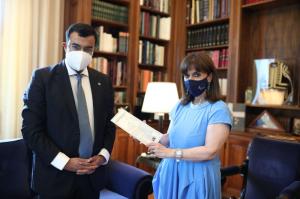 Επίσημη πρόσκληση  στην Πρόεδρο της Δημοκρατίας για να παραστεί στις εκδηλώσεις "Μιαούλεια 2021"