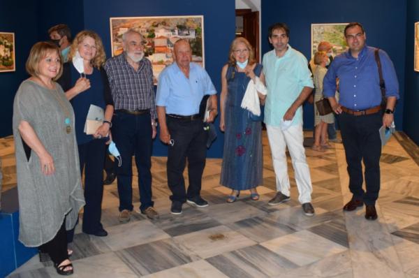 "Ταξίδι στην Ύδρα" - Aπό τα εγκαίνια της έκθεσης ζωγραφικής του Παναγιώτη Τούντα στο ΙΑΜΥ