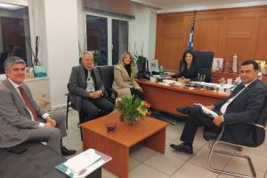 Συναντήσεις Δημάρχου Ύδρας με την Υπουργό Κοινωνικής Συνοχής και τον Γ.Γ. Δημόσιας Περιουσίας