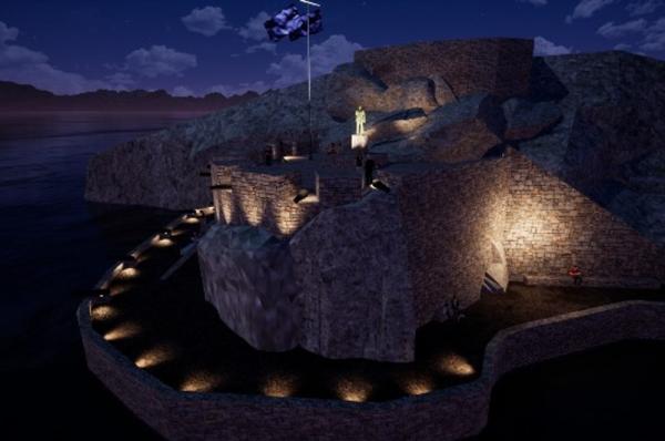 Ξεκίνησε η διαδικασία δημοπράτησης του έργου του φωτισμού των κτιρίων "Λιμεναρχείου", "Μελίνας Μερκούρη" και "Κάστρου Α. Μιαούλη"