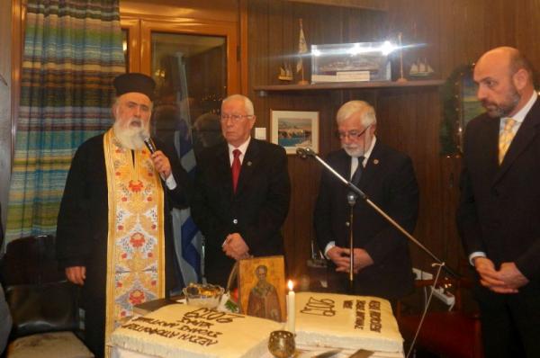 Σε ζεστό κλίμα η κοπή της βασιλόπιτας της Λέσχης Αποφοίτων της Σχολής Ναυτιλίας της Ύδρας