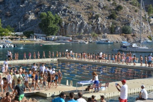 H όμορφη γιορτή επίδειξης αγώνων του Υδραϊκού Ναυτικού Ομίλου