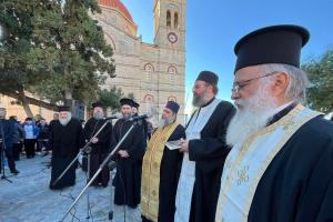 Από τη Δοξολογία και Επιμνημόσυνη Δέηση για την επέτειο άφιξης και ορκωμοσίας του πρώτου κυβερνήτη της χώρας Ιωάννη Καποδίστρια