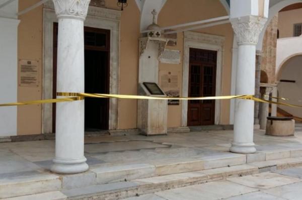 ΣOK! Διάρρηξη στον Ιερό Καθεδρικό Ναό Κοιμήσεως Θεοτόκου Ύδρας