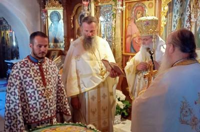 Ο Μητροπολίτης ΕΦΡΑΙΜ ιερούργησε στην πανηγυρίζουσα Ι. Μονή των Αγίων Πάντων Σπετσών