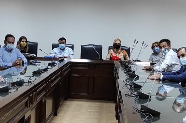 Σύσκεψη στα γραφεία της Περιφέρειας Αττικής με θέμα τον σταβλισμό των ζώων της Ύδρας