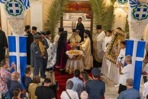 Με λαμπρότητα  εορτάστηκε στον Ι. Καθεδρικό Ναό Ύδρας η Απόδοση της Κοιμήσεως της Θεοτόκου