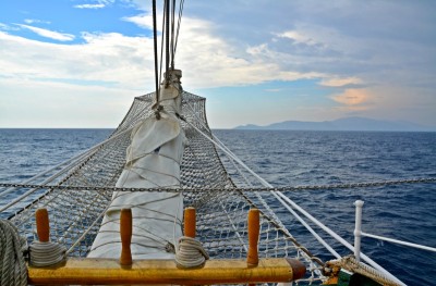 Το ταξίδι της Φρεγάτας Libertad στην Ύδρα, υποδοχή και εορτασμός