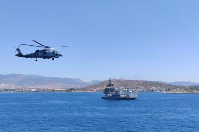 Σε εντυπωσιακή άσκηση τα Πλοία Γενικής Υποστήριξης ΑΤΛΑΣ Ι και ΗΡΑΚΛΗΣ, δωρεά της οικογένειας Π. Λασκαρίδη στο Π. Ν.