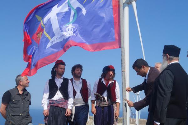 Δήμαρχος Ύδρας  Γ. Κουκουδάκης: "Επτά Χρόνια  από την ύψωση της σημαίας στη Νησίδα Άγιος Γεώργιος - Πολλαπλά οφέλη για τους Υδραίους και τον Δήμο"