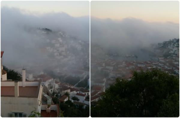 Μια ασυνήθιστη εικόνα αντίκρισε η Ύδρα το πρωί