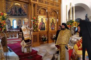 Προεξάρχοντος του Ποιμενάρχη μας κ.κ. ΕΦΡΑΙΜ η πανηγυρική αρχιερατική θ. λειτουργία στον Ι. Ναό Αγ. Νεκταρίου Αιγίνης