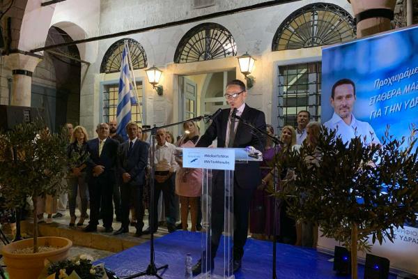 Με μεγάλη επιτυχία η κεντρική προεκλογική ομιλία του Υποψήφιου Δήμαρχου Ύδρας Μανώλη Καραμήτσου