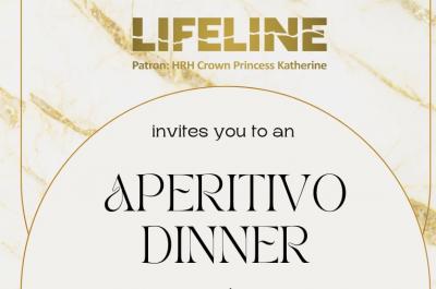 Lifeline Hellas:  Φιλανθρωπική εκδήλωση Aperitivo - Dinner την Τετάρτη 19 Απριλίου
