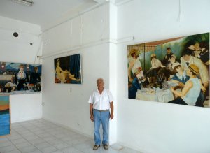 Με επιτυχία η έκθεση ζωγραφικής του Γιάννη Ντούσκου