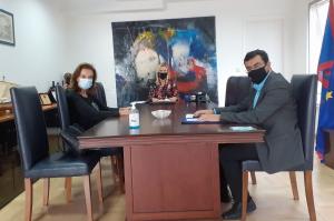 Συνάντηση Δημάρχου Ύδρας με την Αντιπεριφερειάρχη Νήσων για χρηματοδότηση έργων και πολιτιστικές εκδηλώσεις