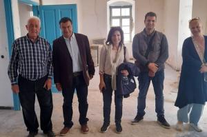 Επιθεώρηση του έργου του Βρεφονηπιακού Σταθμού από Εκπρόσωπο της Τεχνικής Υπηρεσίας της Περιφέρειας