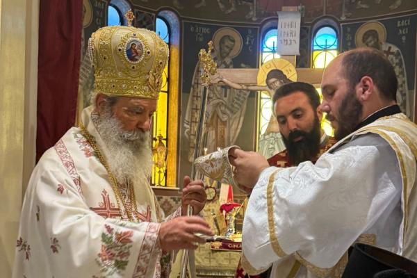 Ο Μητροπολίτης Ύδρας κ. Εφραίμ τέλεσε την εις διάκονον χειροτονία του Χρήστου Αγγελάκη στον Ι. Ναό Αγίου Αθανασίου Θησείου