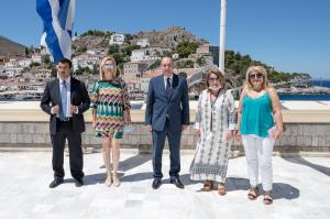 O Υπουργός Ναυτιλίας και Νησιωτικής Πολιτικής Ι. Πλακιωτάκης στο Ι.Α.Μ.Υ.