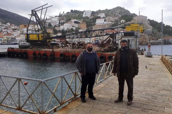 Ξεκινάει η δεύτερη φάση του έργου της επισκευής στο λιμάνι της Ύδρας