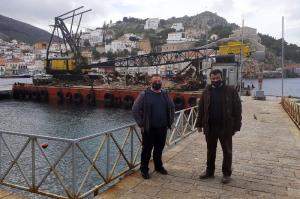 Ξεκινάει η δεύτερη φάση του έργου της επισκευής στο λιμάνι της Ύδρας