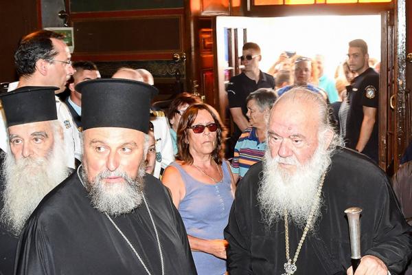 O Πρωτ. Ακίνδυνος Δαρδανός για τον Αρχιεπίσκοπο κ. Ιερώνυμο και την επίσκεψή του στην Ύδρα