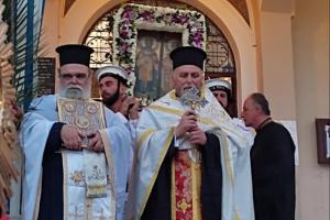 Έγινε υποδοχή  της Τίμιας Χείρας του Αγίου Ευσταθίου στον Ι. Ναό Κωνσταντίνου και Ελένης Πόρου