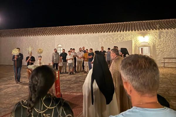 Με κατάνυξη  γιόρτασε η ιστορική Ιερά Μονή του προφήτου Ηλιού Ύδρας