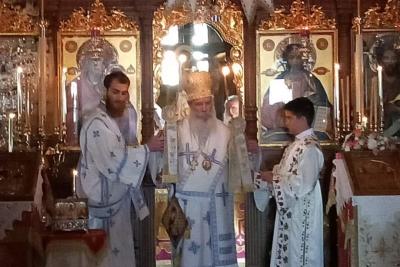 Ο Μητροπολίτης Ύδρας ΕΦΡΑΙΜ στην εορτάζουσα Μονή των Αγίων Πάντων Σπετσών